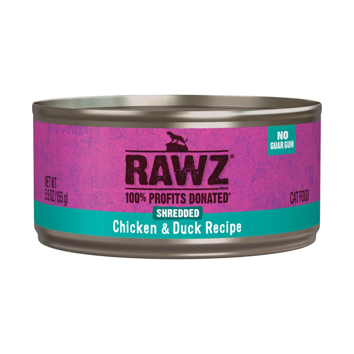 Rawz Chicken &amp; Duck Shredded Cat Can (5.5oz)