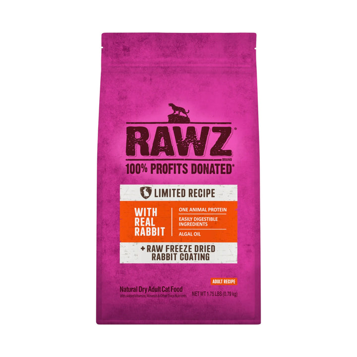 Rawz Limited Ingredient Rabbit Cat Kibble (1.75lb)