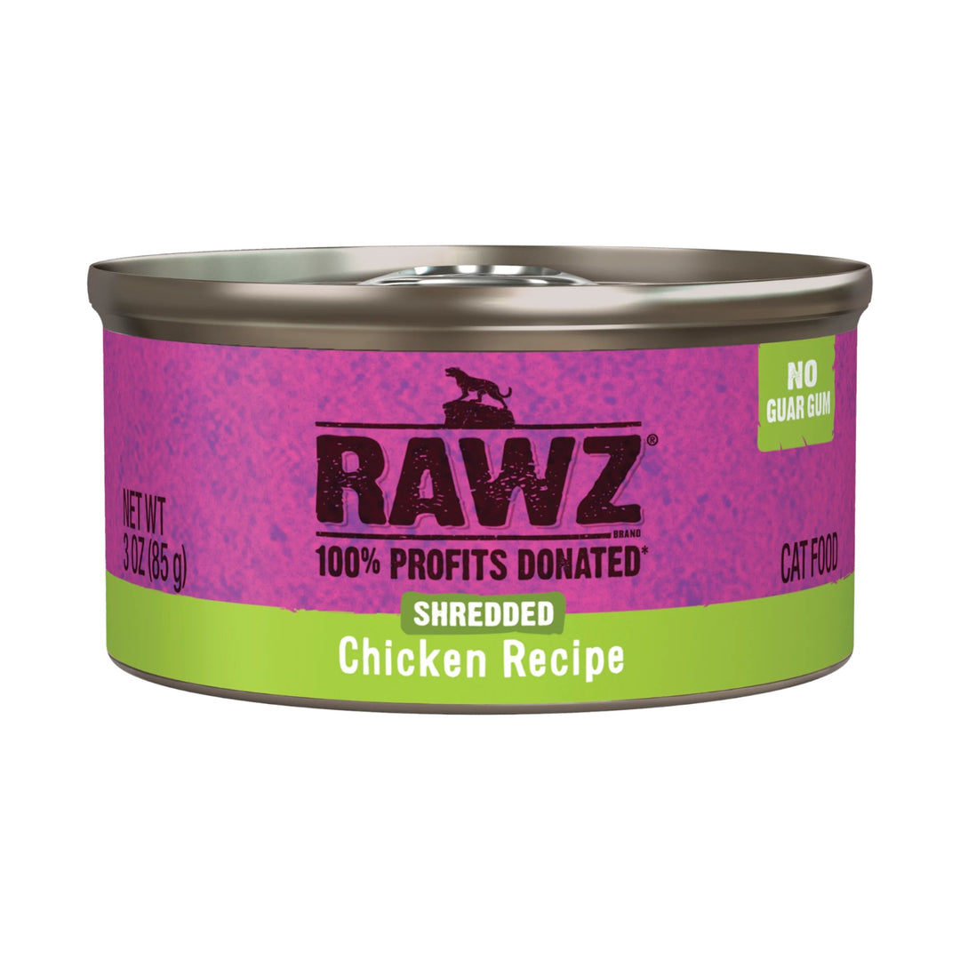 Rawz Shredded Chicken Cat Can Recipe (3oz)