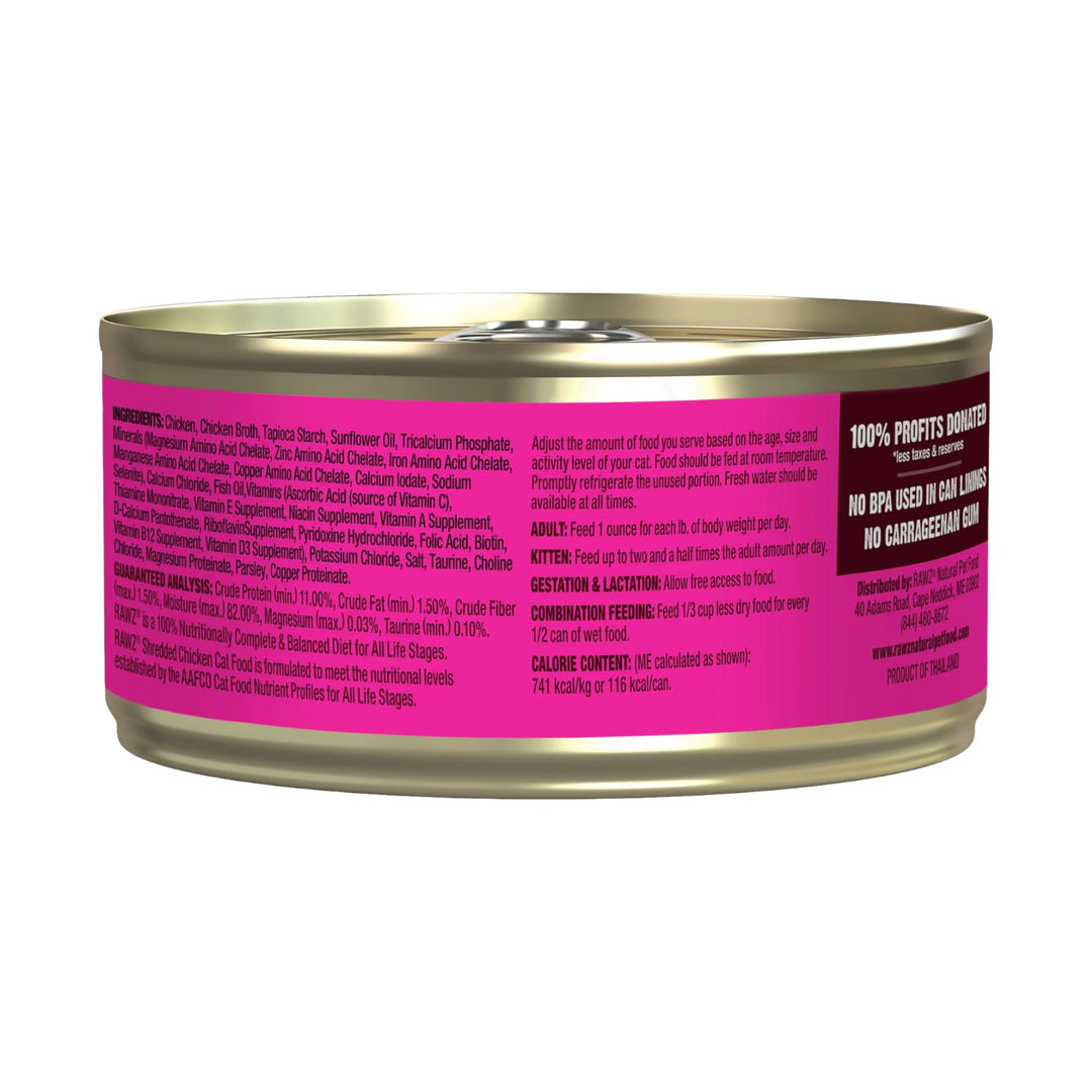 Rawz Chicken Shredded Cat Can (5.5oz)