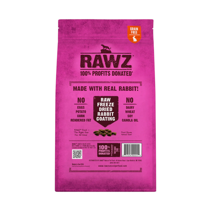 Rawz Limited Ingredient Rabbit Cat Kibble (3.5lb)