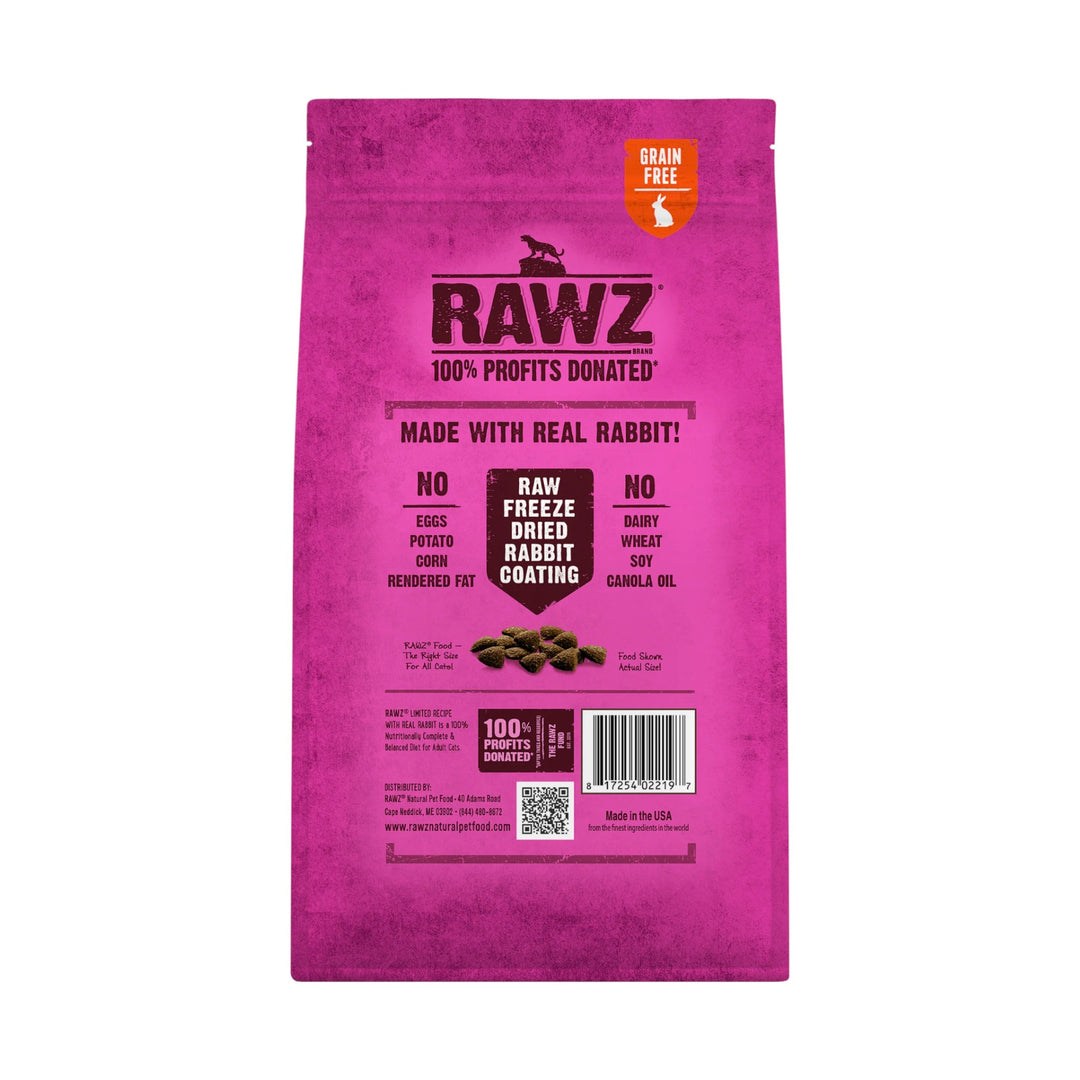 Rawz Limited Ingredient Rabbit Cat Kibble (1.75lb)