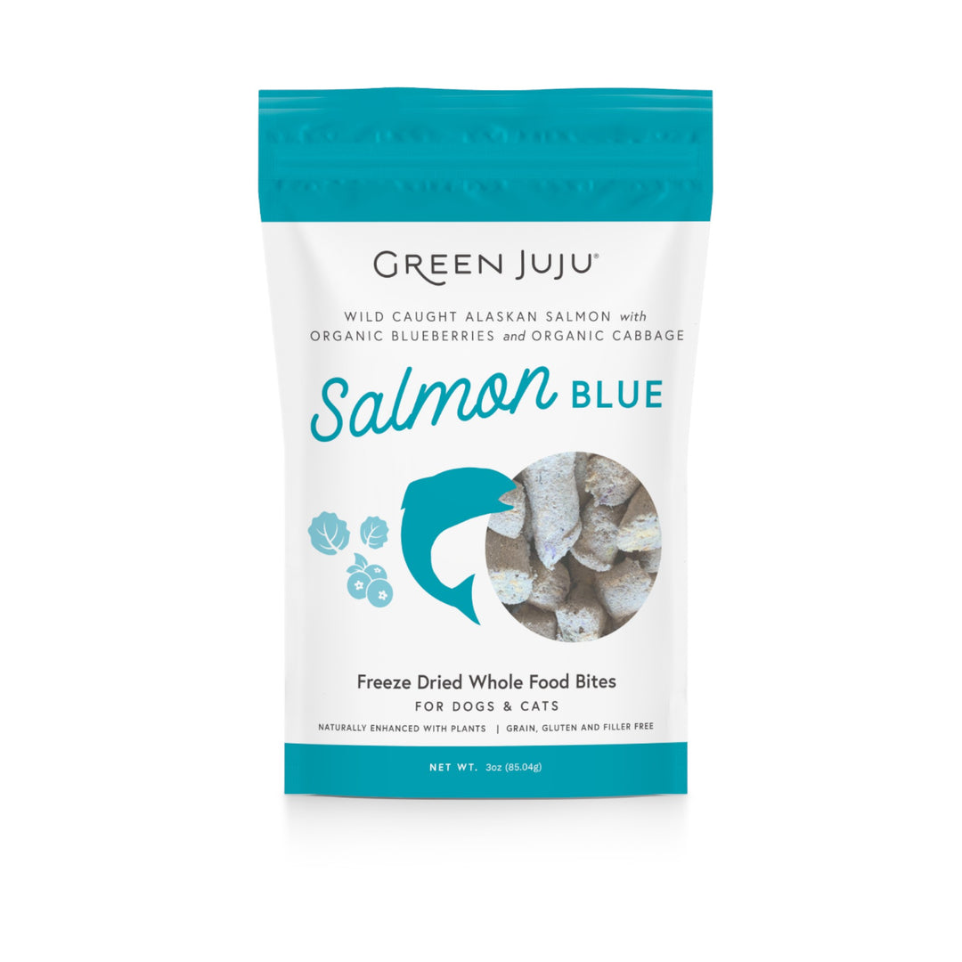 Green Juju Freeze-Dried Salmon Blue Bites (3oz)