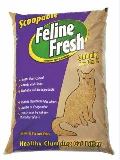 Feline Fresh Natural Clumping Pine Cat Litter (34lb) - Tail Blazers Etobicoke