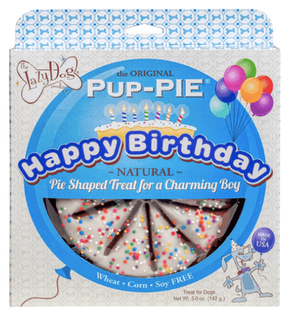 LAZY DOG PUP PIE BIRTHDAY BOY 6" - Tail Blazers Etobicoke