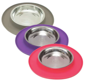 MM SILICONE/SS BOWL CAT MARBLE MED - Tail Blazers Etobicoke