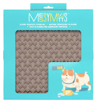 MM THERAPEUTIC LICK MAT GREY LG 12X12 - Tail Blazers Etobicoke