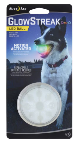 NITE IZE GLOWSTREAK LED BALL DISC-O - Tail Blazers Etobicoke