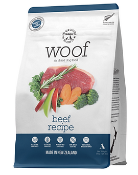 NZ WOOF BEEF AIR DRIED 100G - Tail Blazers Etobicoke