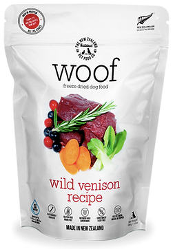 New Zealand Woof Freeze-Dried Venison (1kg) - Tail Blazers Etobicoke