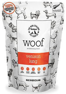 NZ WOOF VENISON LUNG TREAT 50G - Tail Blazers Etobicoke