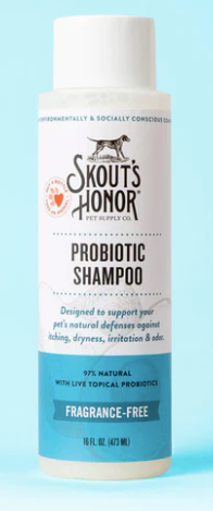Skout's Honor Probiotic Shampoo for Dogs & Cats (16oz)