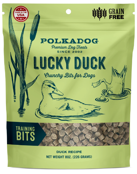 POLKADOG LUCKY DUCK BITS 8OZ - Tail Blazers Etobicoke