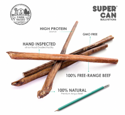 SUPERCAN BULLY STICK STD O/F 12" BULK - Tail Blazers Etobicoke