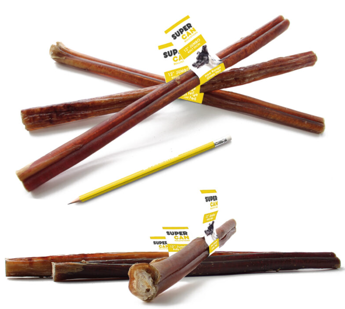 SUPERCAN BULLY STICK JMBO O/F 12" BULK - Tail Blazers Etobicoke