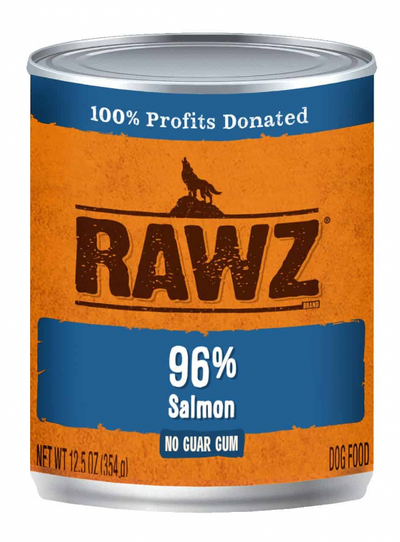 RAWZ 96% SALMON DOG CAN 354G - Tail Blazers Etobicoke