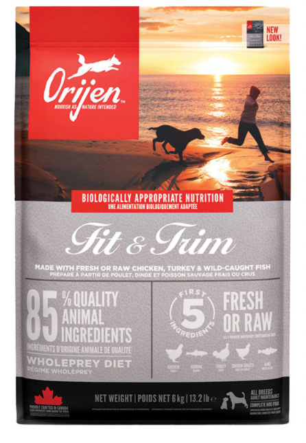 Orijen Fit & Trim Dog Food (6kg) - Tail Blazers Etobicoke