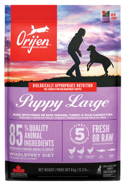 Orijen Large Breed Puppy Dog Food (6kg) - Tail Blazers Etobicoke