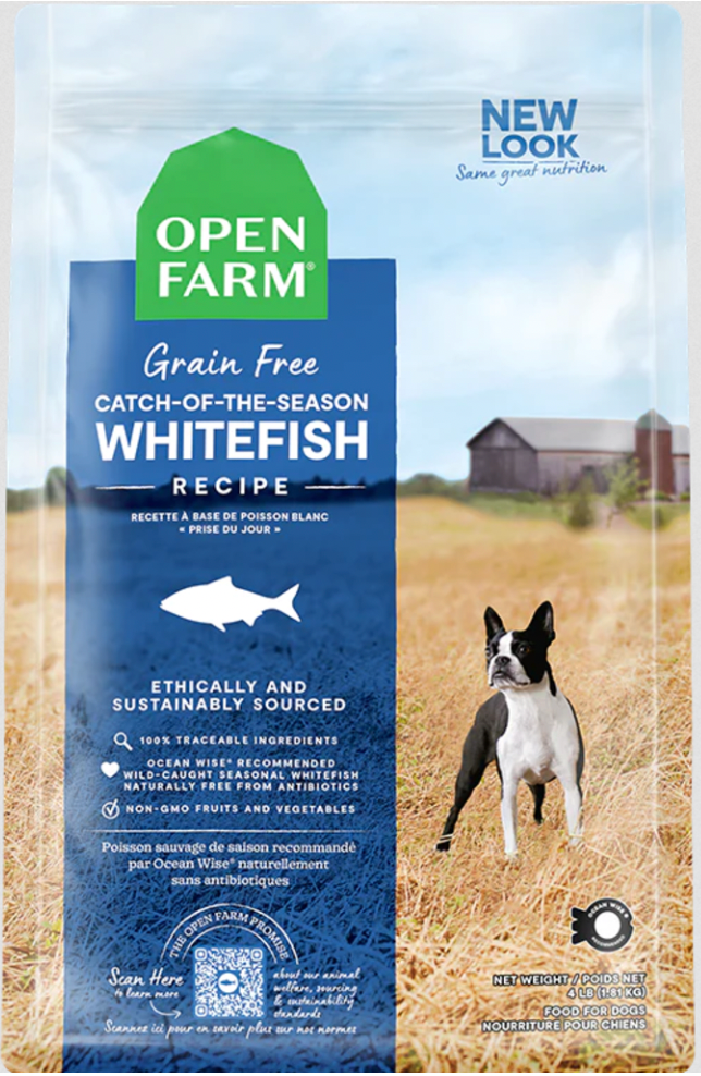 OPEN FARM WHITEFISH/LENTIL 4LB - Tail Blazers Etobicoke