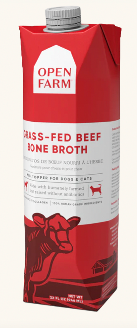 OPEN FARM BEEF BONE BROTH 32OZ - Tail Blazers Etobicoke