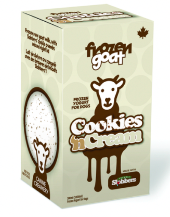 BCR FROZEN GOAT COOKIES/CREAM 3X100G - Tail Blazers Etobicoke