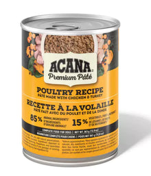 Acana Premium Pâté Poultry Dog Food, 363g
