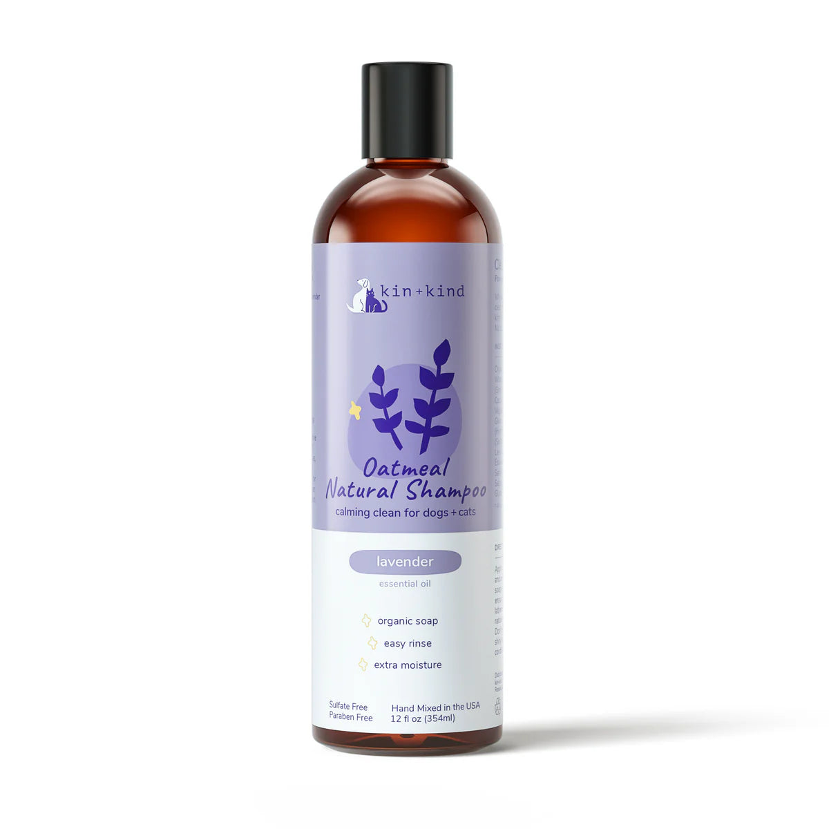 KIN+KIND OATMEAL SHAMPOO LAV 12OZ