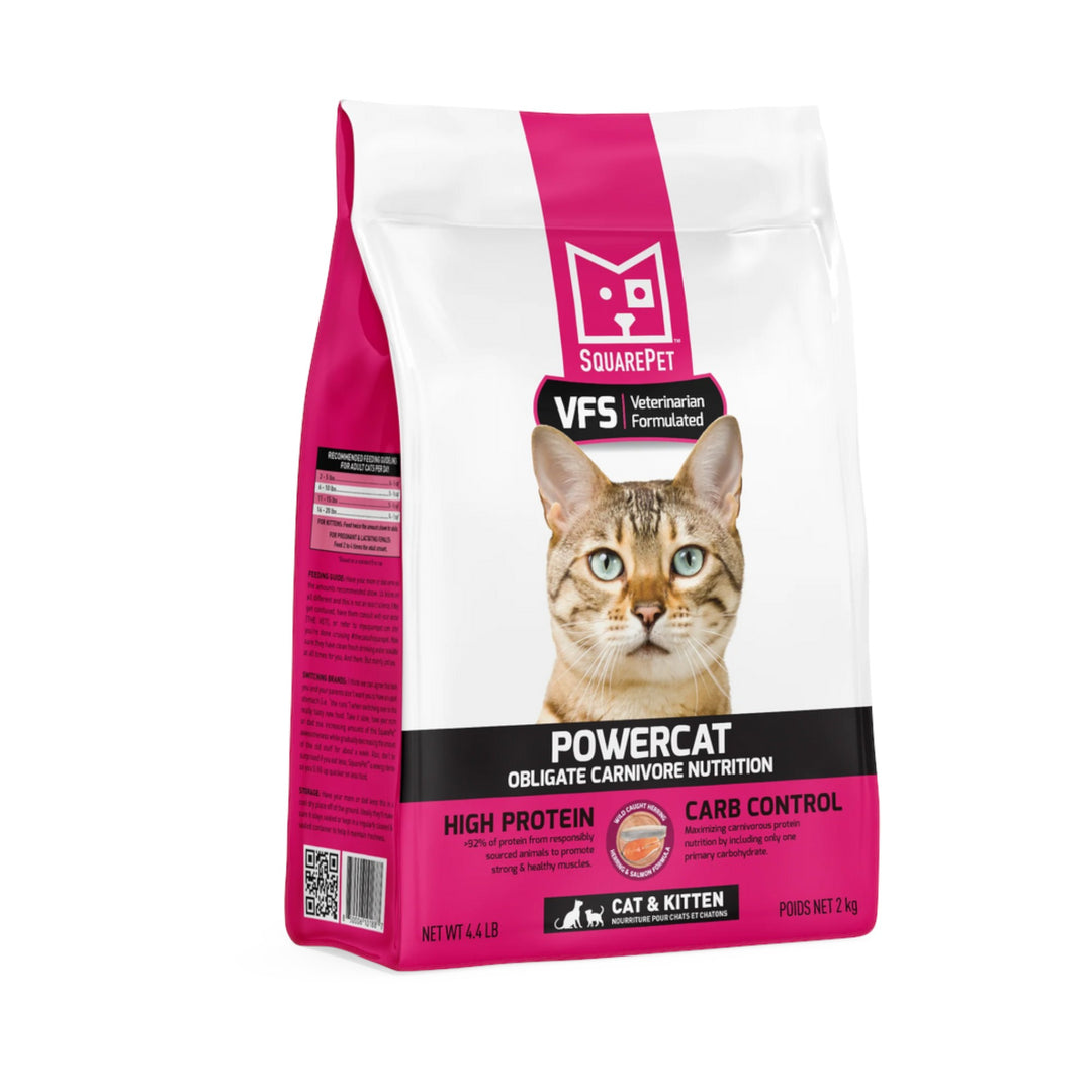 SQUARE PET POWERCAT HERR/SALM 2KG