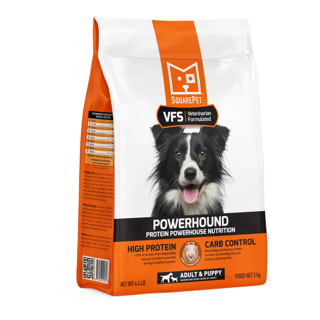 Square Pet Powerhound Turkey/Chicken (2kg)