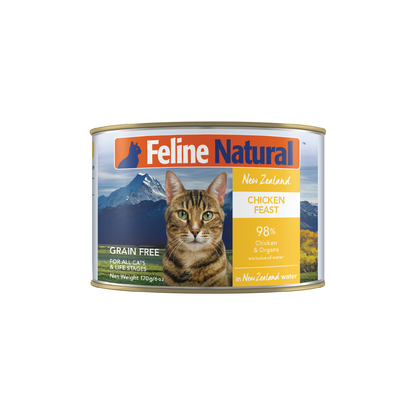Feline Natural Chicken Feast Canned Cat Food (6oz)