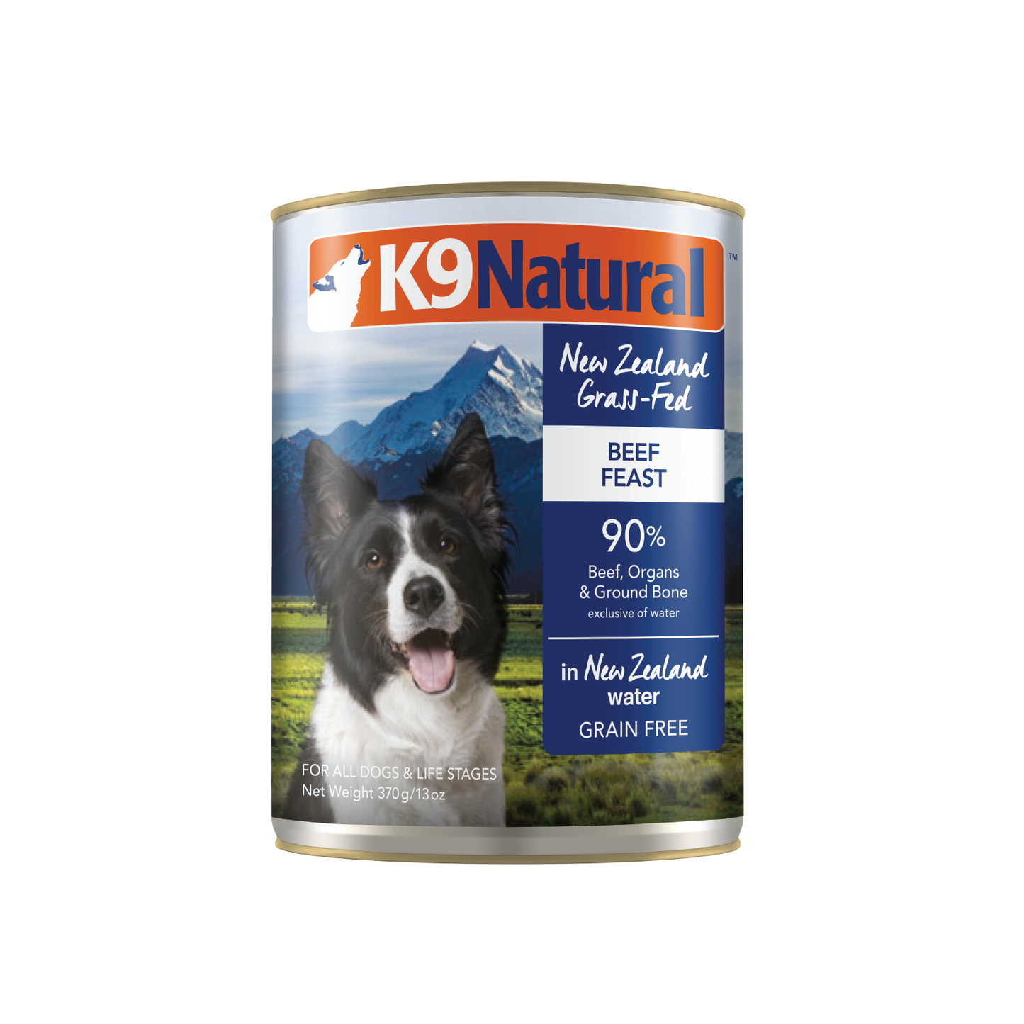 K9 NATURAL BEEF DOG CAN 13OZ