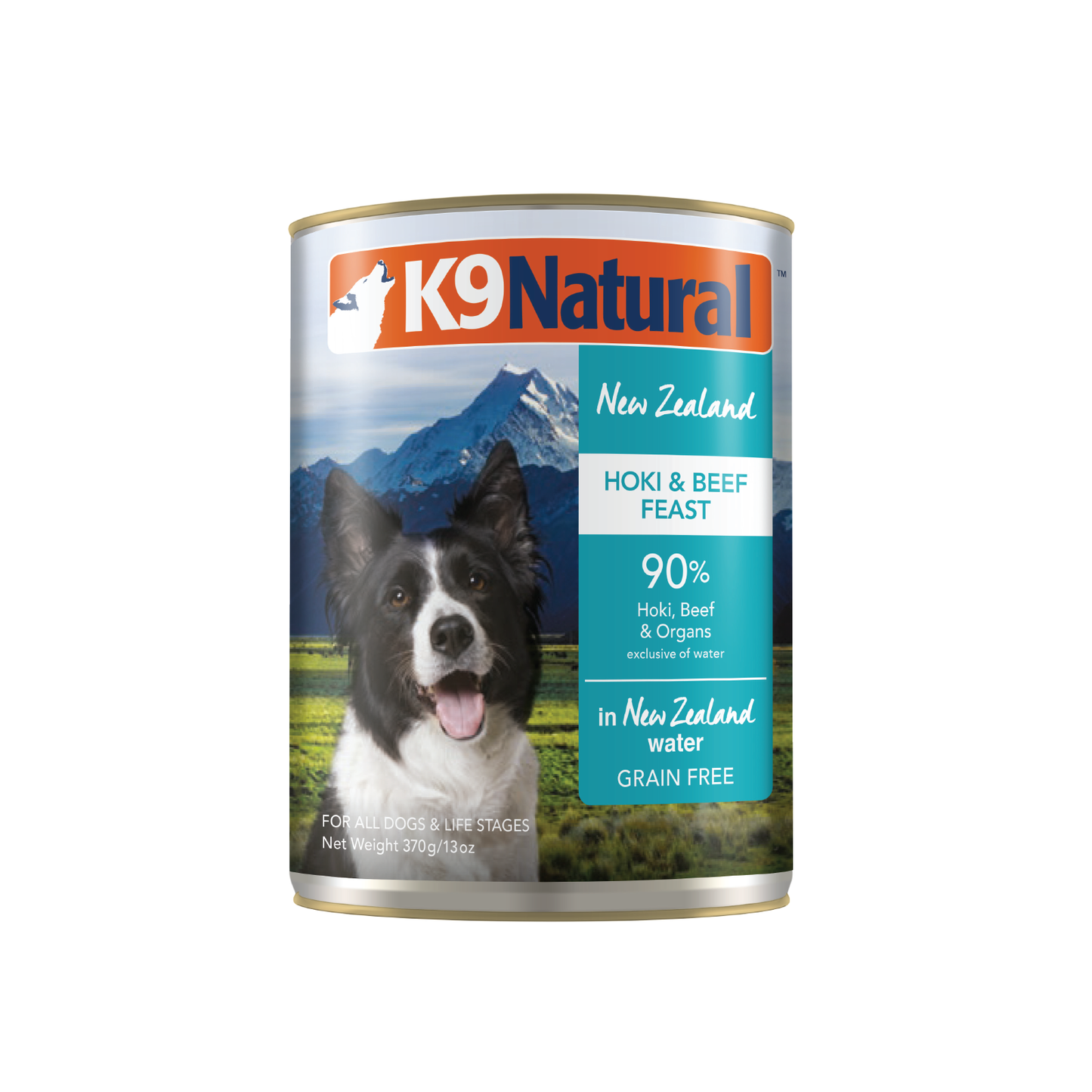 K9 NATURAL HOKI/BEEF DOG CAN 13OZ