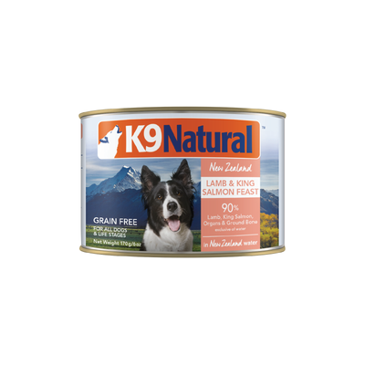 K9 NATURAL LAMB/SALM DOG CAN 6OZ