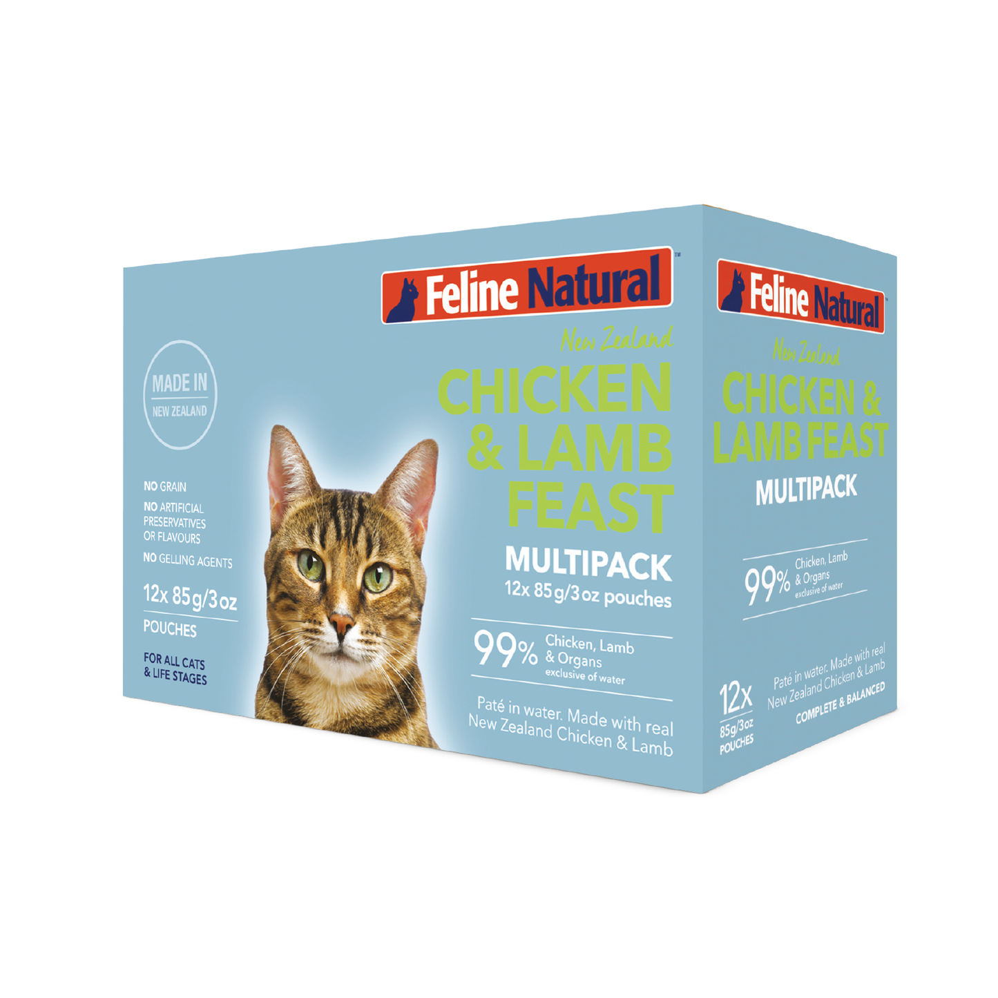 Feline Natural Chicken & Lamb Feast Cat Pouch (3oz)