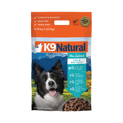 K9 NATURAL FD HOKI/BEEF 1.8KG