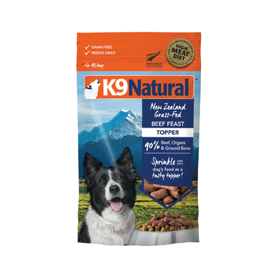 K9 Natural Freeze Dried Beef Dog Food (142g)