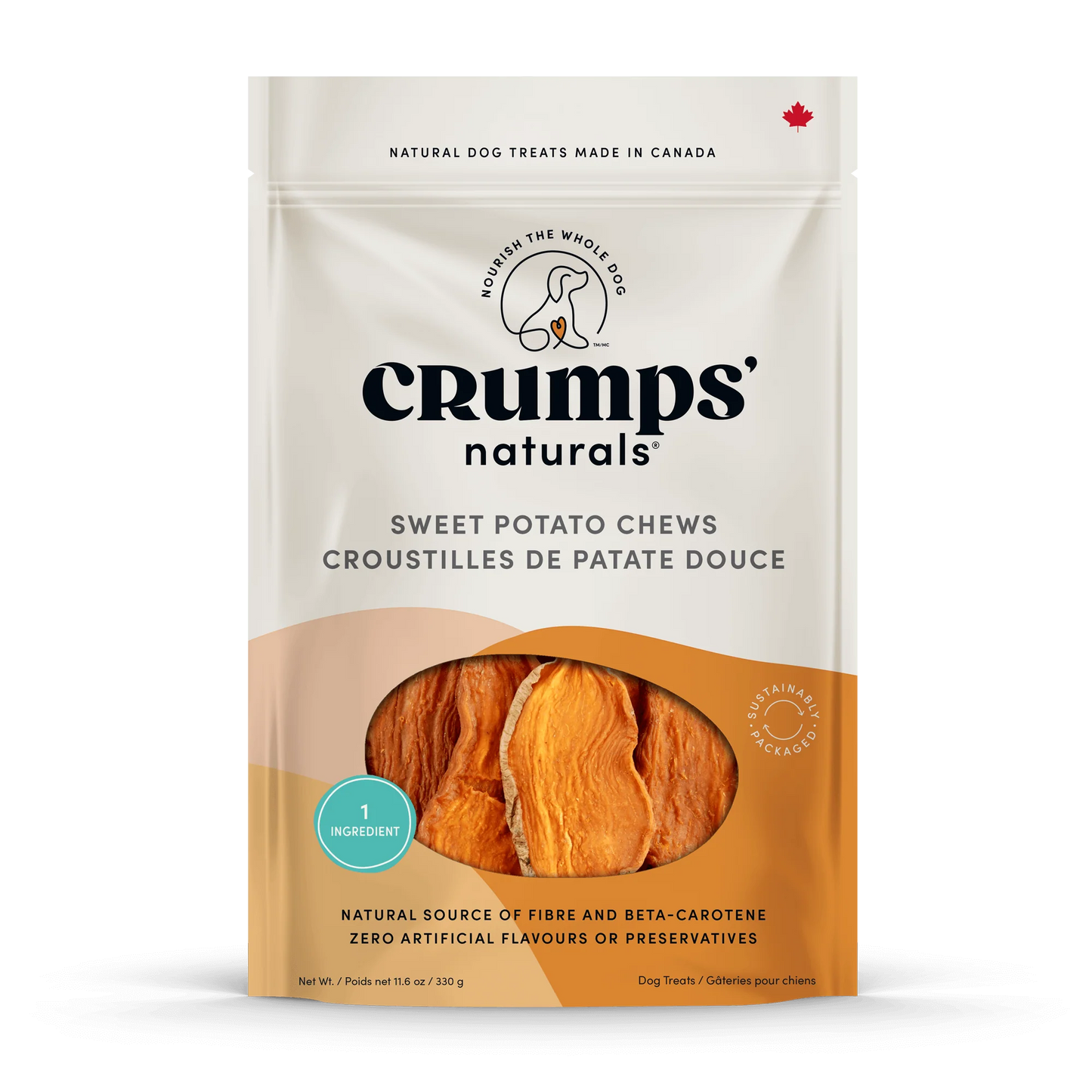 Crumps Dehydrated Sweet Potato Chews (612g)