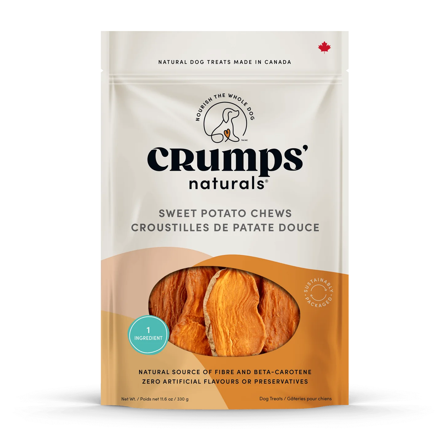 Crumps Dehydrated Sweet Potato Chews (680g)