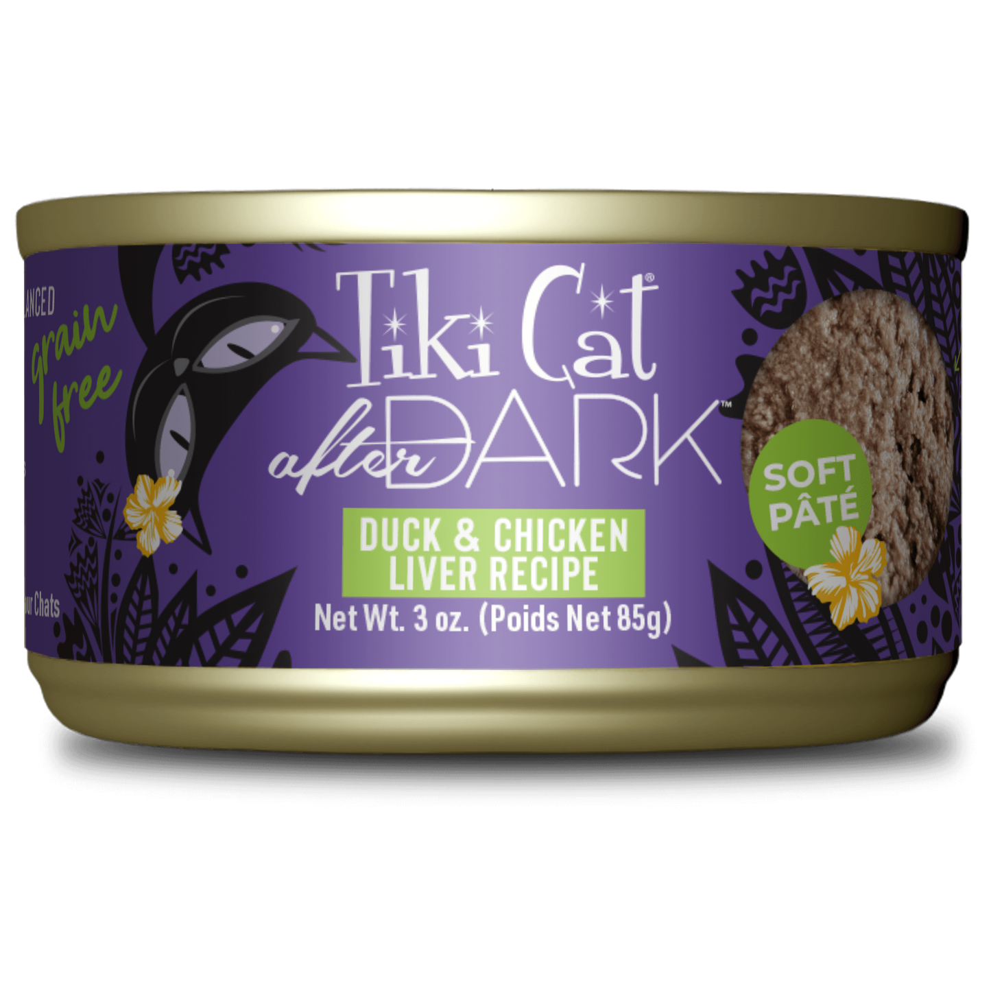 Tiki Cat After Dark Duck and Chicken Liver 3oz