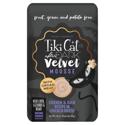 TIKI CAT AD VELVET CHIC/DUCK PCH 2.8OZ - Tail Blazers Etobicoke