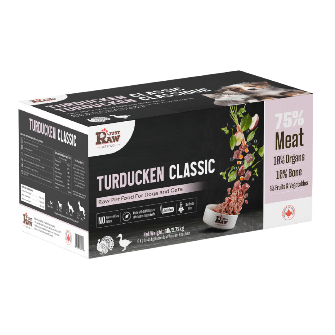 Just Raw Turducken Classic (6lb)