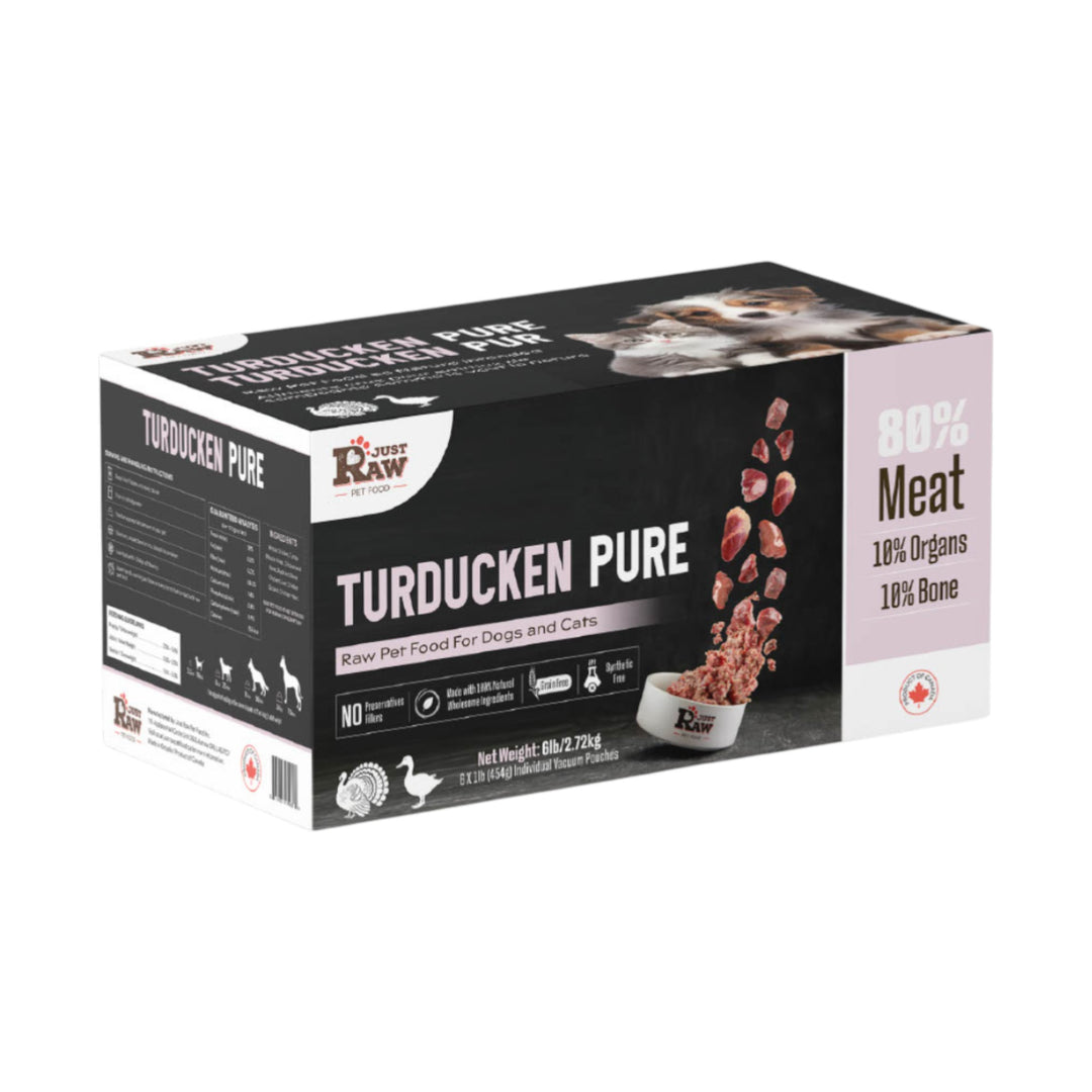 Just Raw Pure Turducken (6lb)