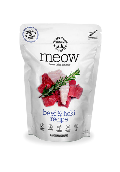 NZ MEOW FD BEEF/HOKI 50G - Tail Blazers Etobicoke