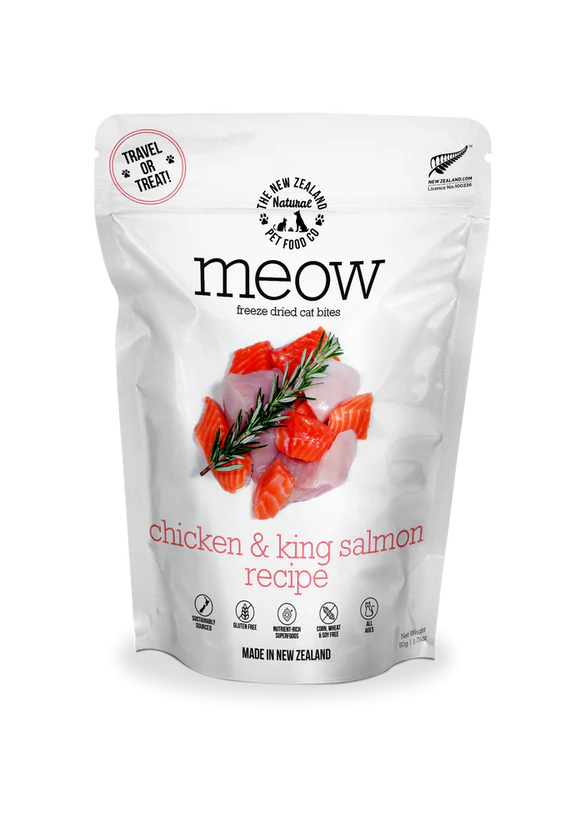 NZ MEOW FD CHICKEN/SALMON 50G - Tail Blazers Etobicoke