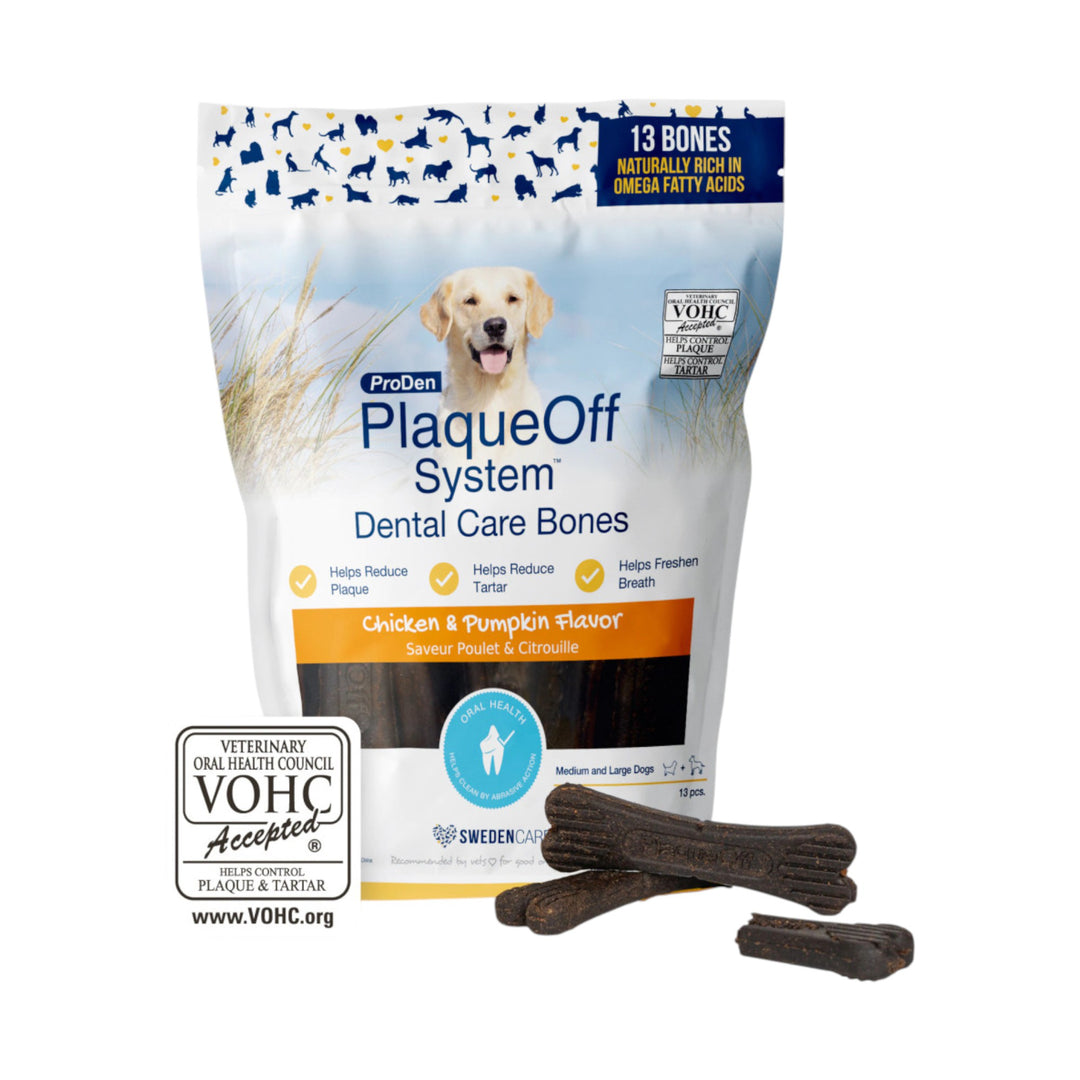 Plaque-Off Chicken &amp; Pumpkin Dental Bones (482g)