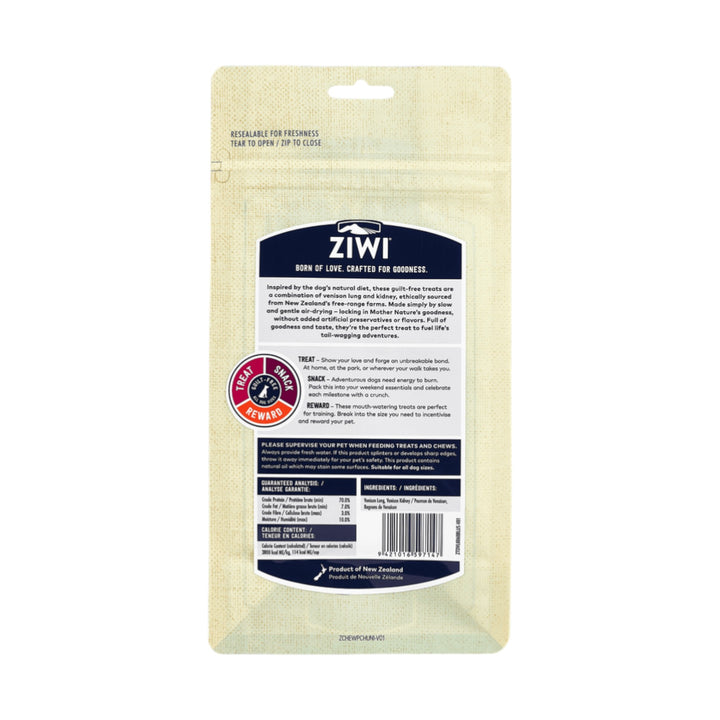 Ziwi Dog Chew Venison Lung/Kidney (60g)