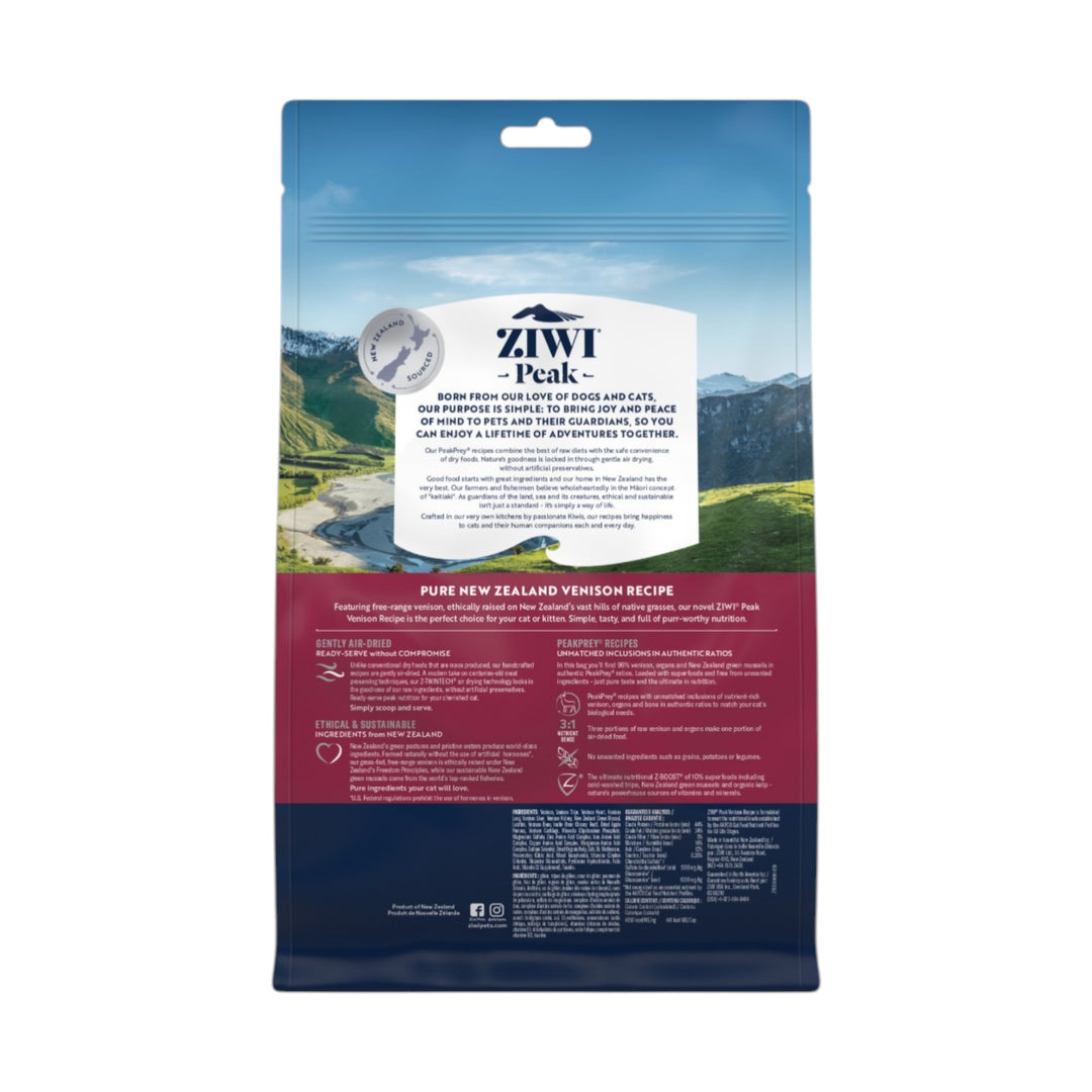 Ziwi Ziwipeak Cat Air-Dried Venison (400g)