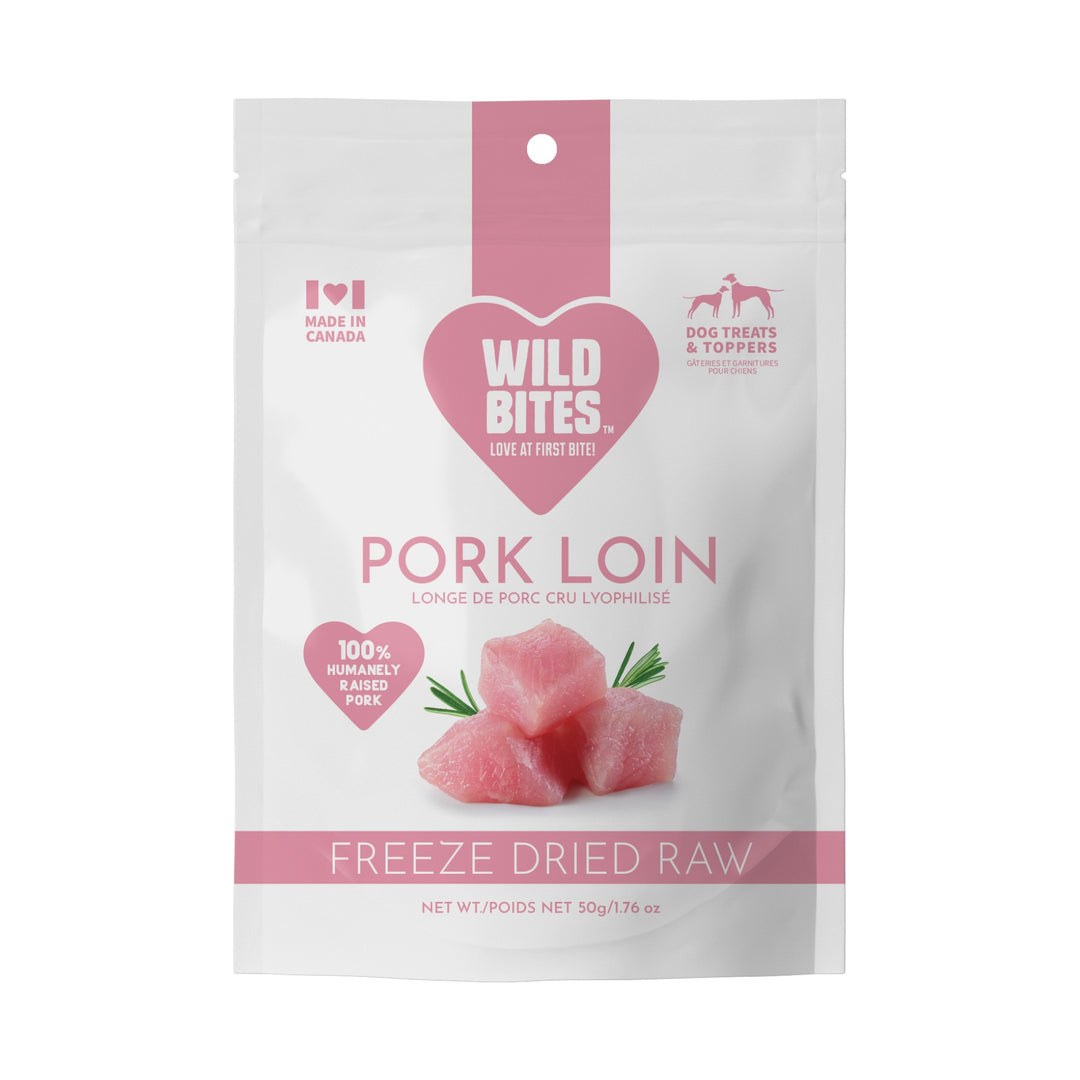 Wild Bites Freeze-Dried Pork Loin (50g)