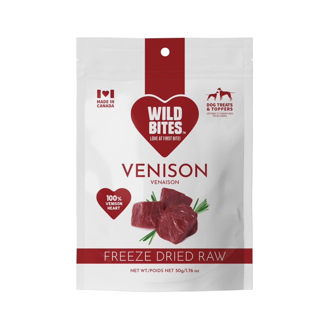 Wild Bites Freeze-Dried Venison Heart (50g)
