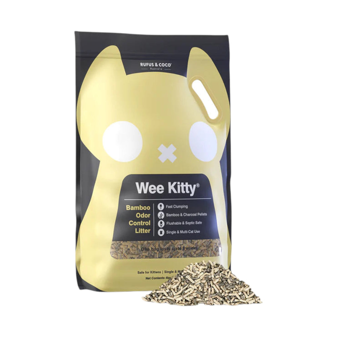 RUFUS W/K BAMBOO CLUMP LITTER 4KG